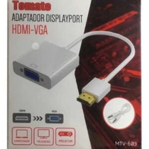 Adaptador Displayport HDMI para VGA Tomate MTV-603