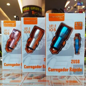 Carregador H'maston Pro Veicular L01-3 V8
