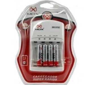 Carregador com pilha Recarregável Mox MO-CP52