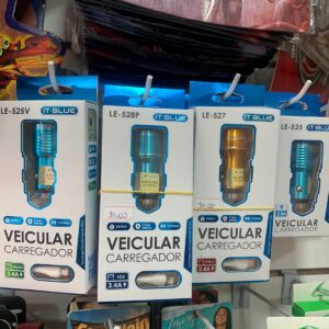 Carregador IT Blue Veicular Carro USB LE-527