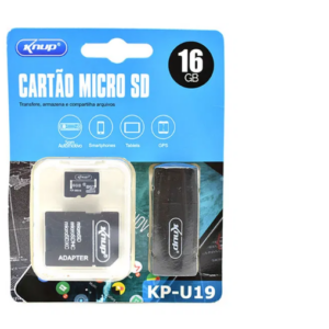 Cartão de Memoria Micro SD 16GB Knup KP-U19