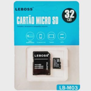 Cartão de Memoria Micro SD 32GB Leboss LB-M03