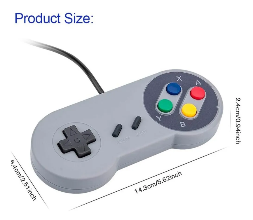 Controle SNes Nintendo USB - Imagem 6