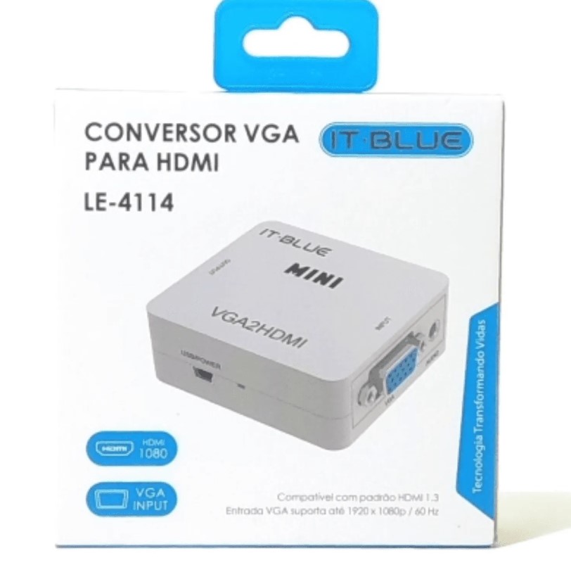 Conversor VGA para HDMI It-Blue LE-4114