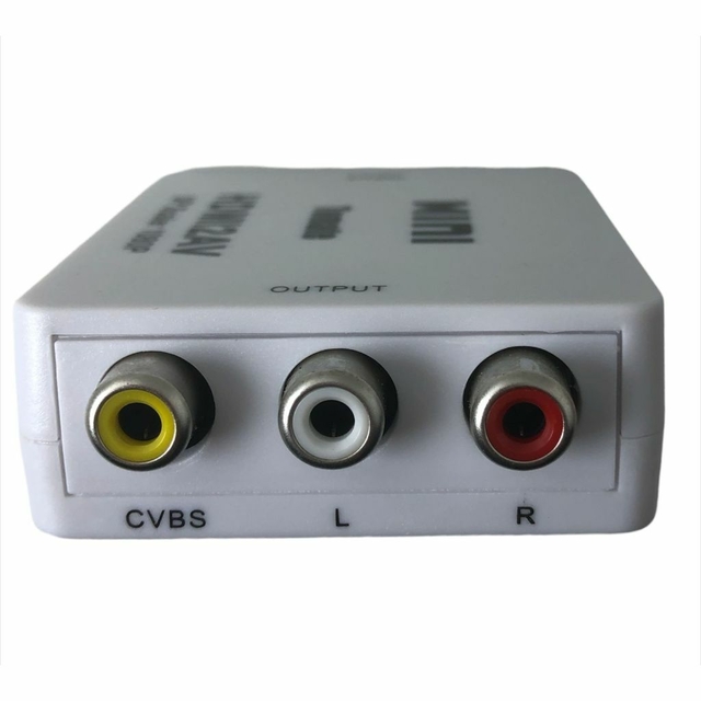 Conversor Adaptador de Vídeo HDMI para AV RCA 1080P Tomate MTV-609 - Imagem 3