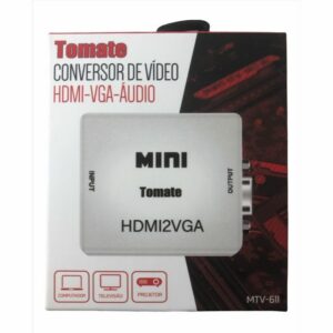 Conversor Adaptador de Vídeo HDMI para VGA Tomate MTV-611