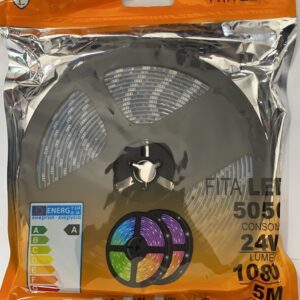 Fita Led LT-5050 RBG 24W 5M Dupla Face