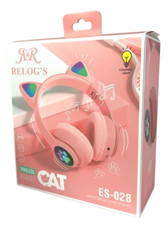 Fone de Ouvido Wireless Headset Led Relogs ES-028 - Imagem 6
