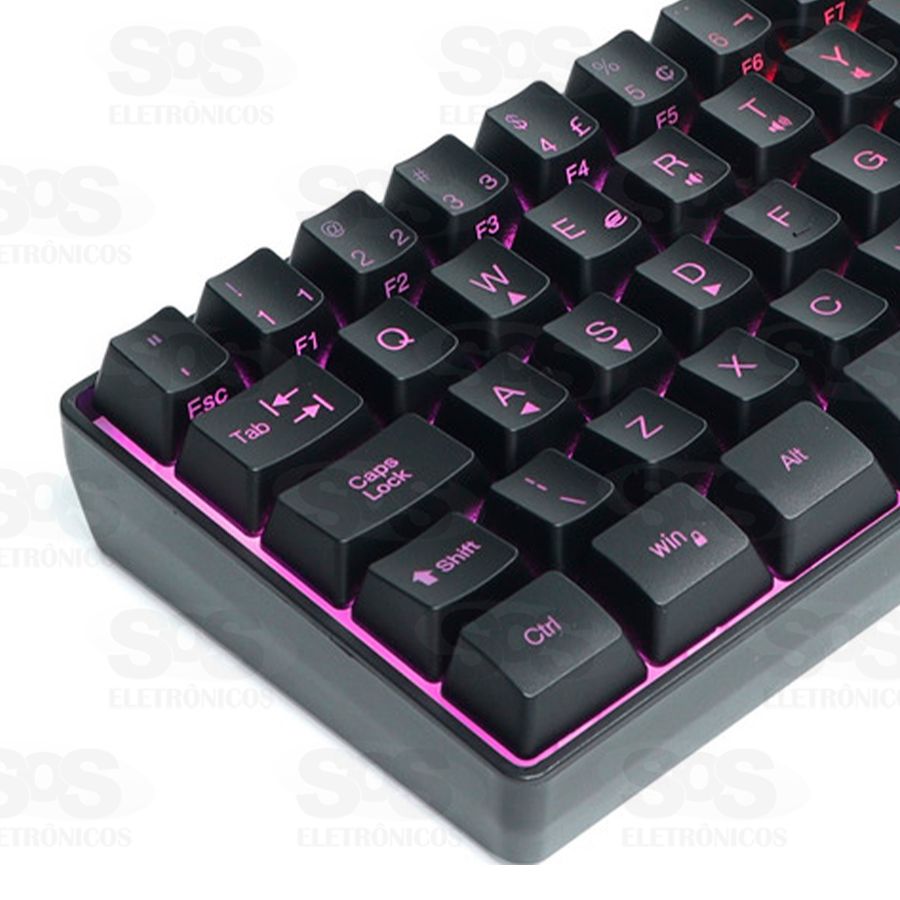Teclado Gamer Knup KP-TE 106 RGB 7 Cores - Imagem 3