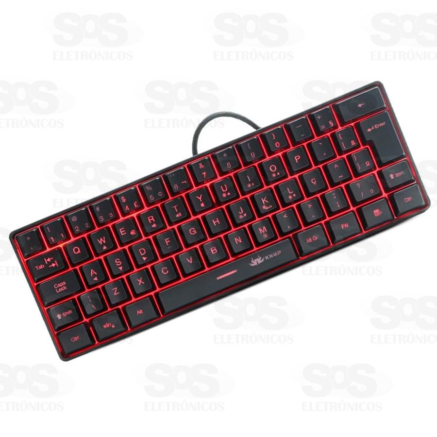 Teclado Gamer Knup KP-TE 106 RGB 7 Cores - Imagem 2