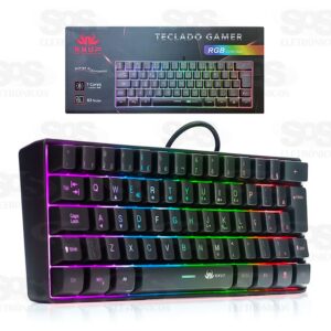 Teclado Gamer Knup KP-TE 106 RGB 7 Cores